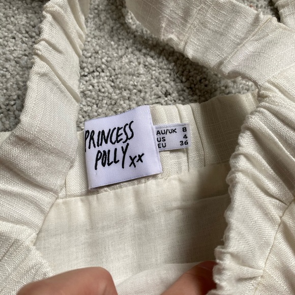 princess Polly white mini dress - Picture 2 of 4